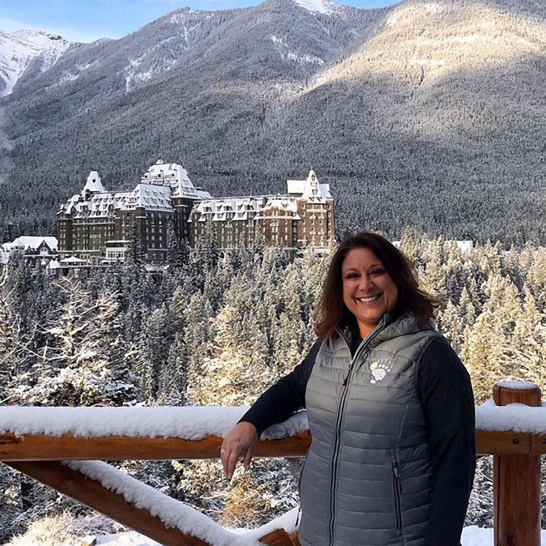 Karen Carini at Fairmont Banff Springs