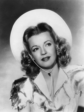 circa 1948: actor-singer Dale Evans