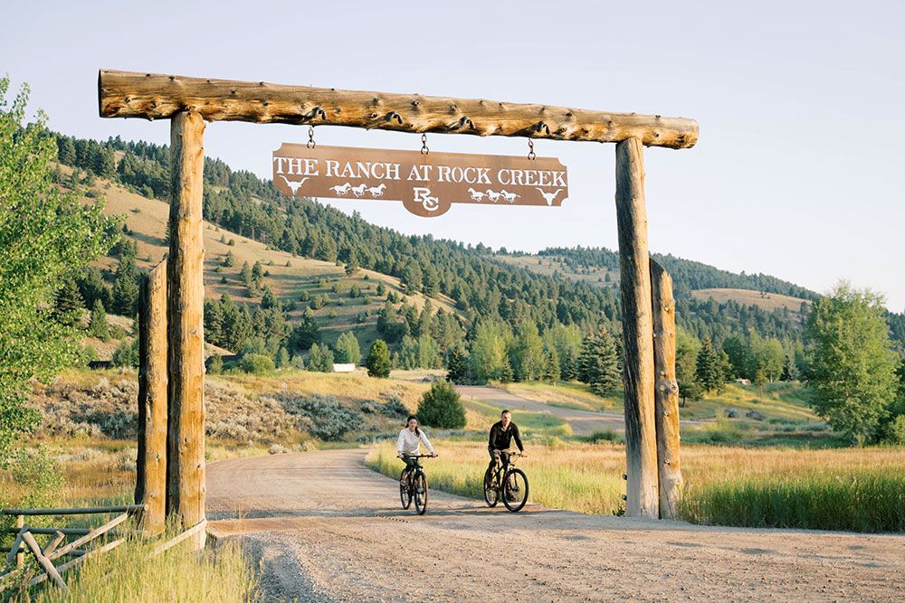 Cross country biking at The Ranch at Rock Creek