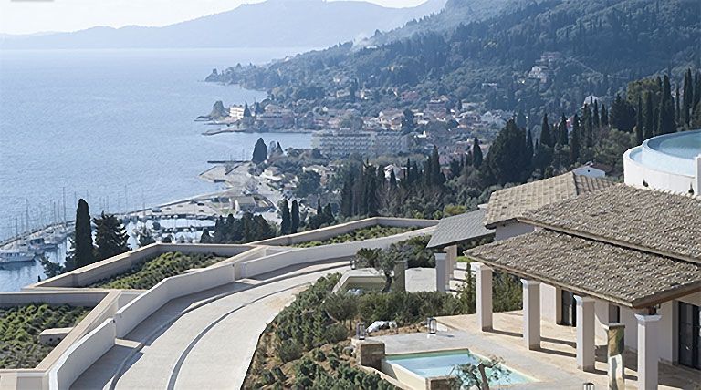 Angsana Hotel Corfu birdseye views