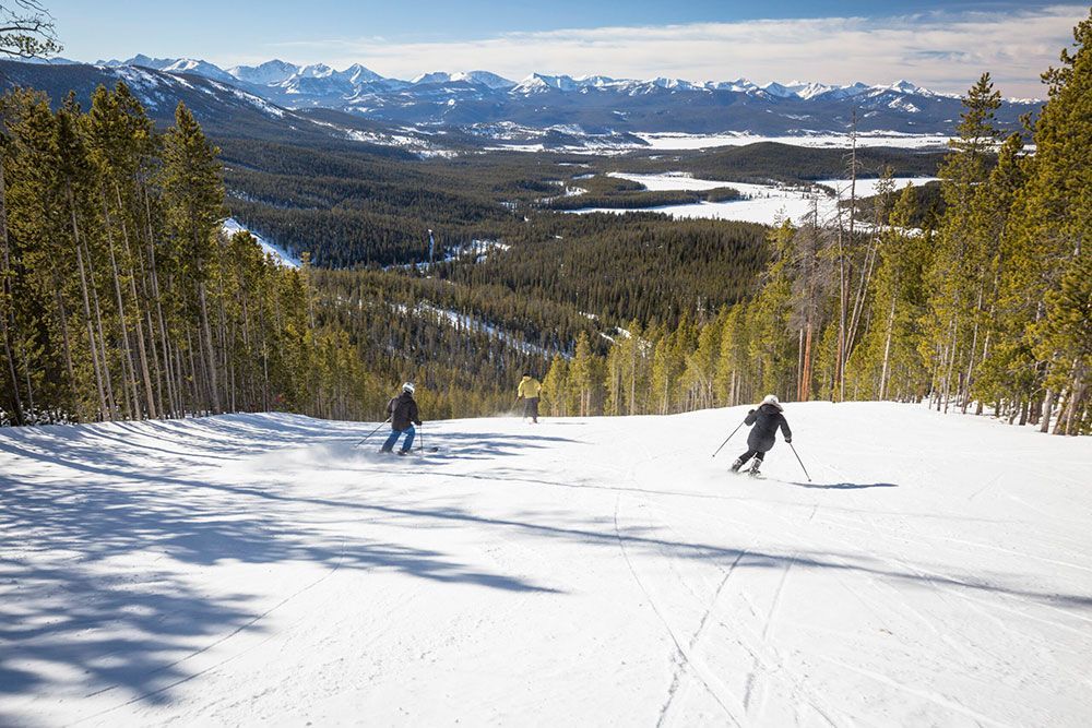 Skiiing at The Ranch at Rock Creek