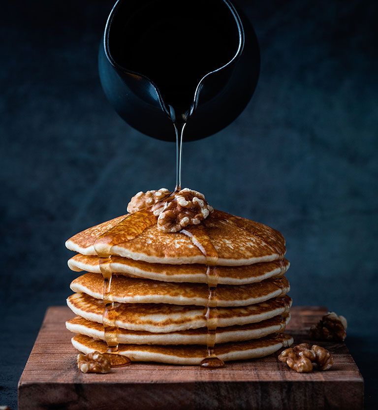 Multigrain Almond Pancakes