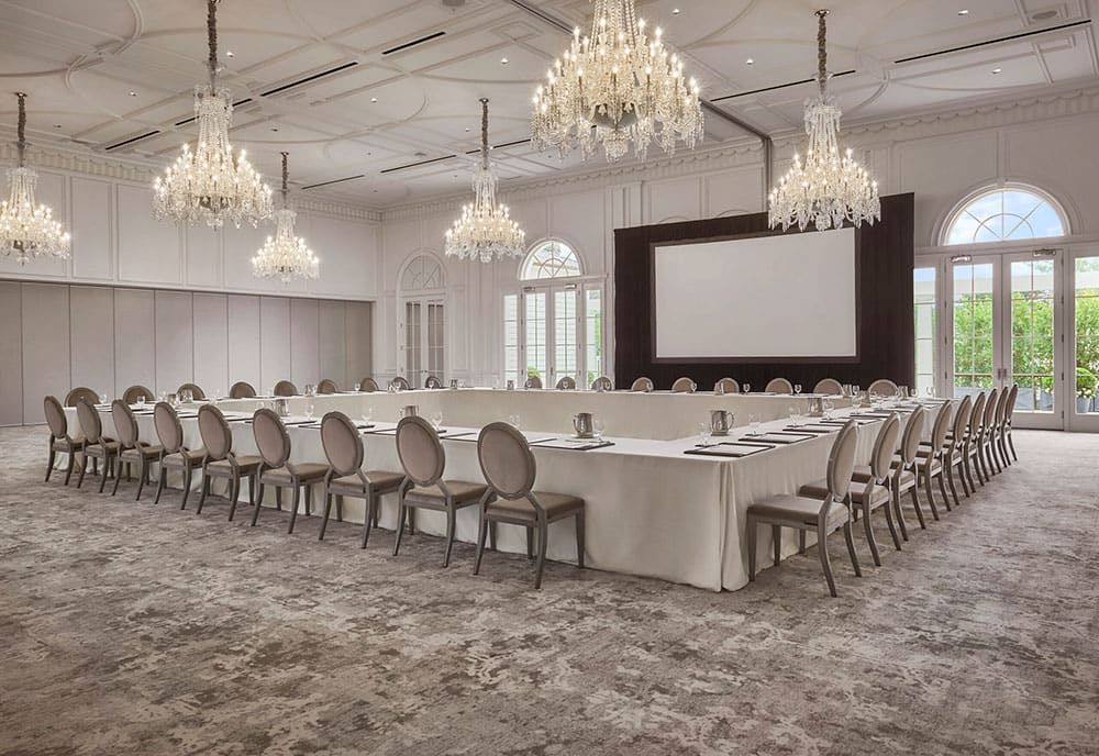 Rosewood Miramar Beach Chandelier Ballroom