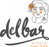 delbar middle eastern restaurant logo, Charlotte, NC
