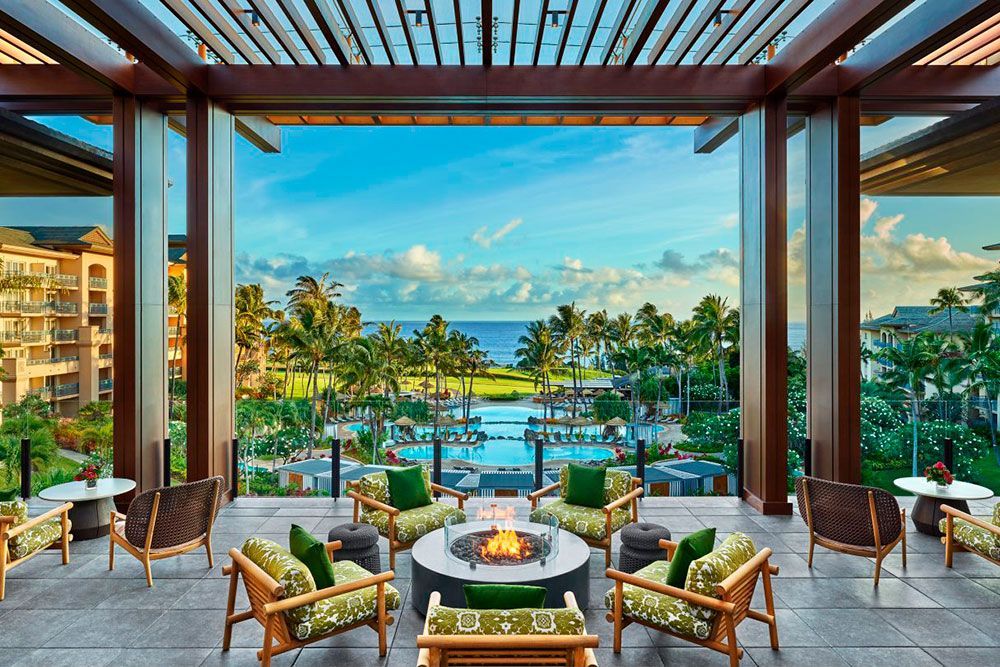 The Ritz-Carlton Maui, Kapalua lobby lanai