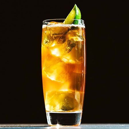 Dark & Stormy cocktail