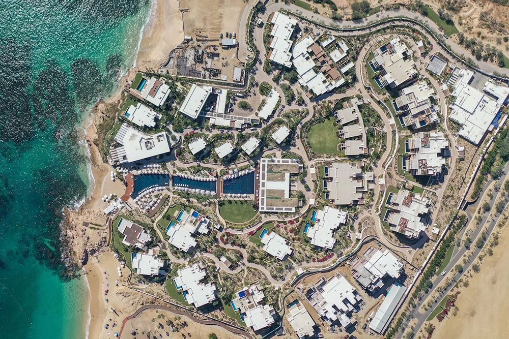 Chileno Bay Resort aerial resort view