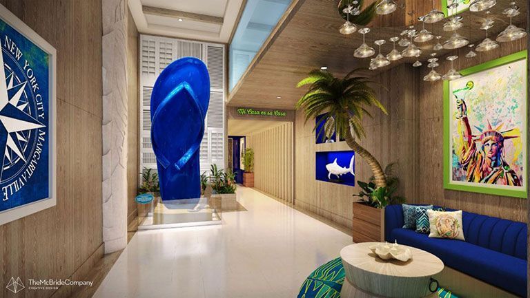 Margaritaville Resort Time Square flip flop