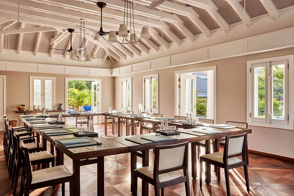 Rosewood Le Guanahani St. Barth board room