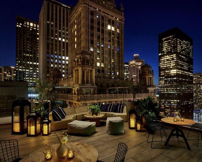 Virgin Chicago rooftop